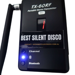 Buy Silent Disco Transmitter  3-Channel Bluethooth TX-60RF